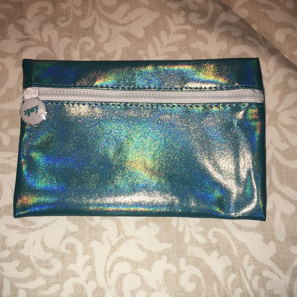 NEW*shimmery Ipsy cosmetic bag